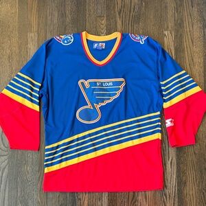 Starter St. Louis Blues Vintage 90s Hockey Jersey
